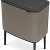 Brabantia Bo Touch Bin 36 л (платиновый)