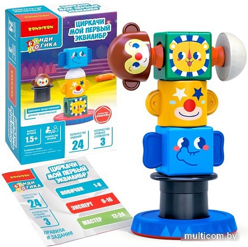 Развивающая игра Bondibon Циркачи. Мой первый эквилибр ВВ5676