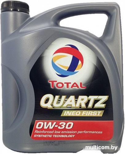 Моторное масло Total Quartz Ineo First 0W-30 4л