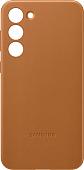 Чехол для телефона Samsung Leather Case S23+ (песочно-бежевый)