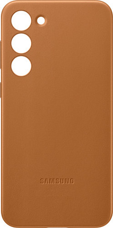 Чехол для телефона Samsung Leather Case S23+ (песочно-бежевый)