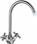 Смеситель Decoroom DR46028 (хром/белый)