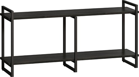 Тумба LoftyHome Мальборк 2 (венге/черный)