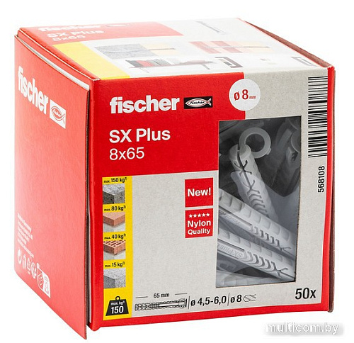 Fischer SX Plus 8X65 568108 (50 шт)