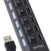 USB-хаб Perfeo PF-H033 (черный)