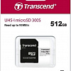 Карта памяти Transcend microSDXC 300S 512GB (с адаптером)