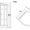 Душевая кабина Niagara NG-7702W 100x100x210 (прозрачное стекло)