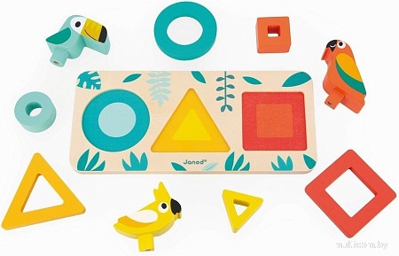 Сортер Janod Геометрические фигуры J08266