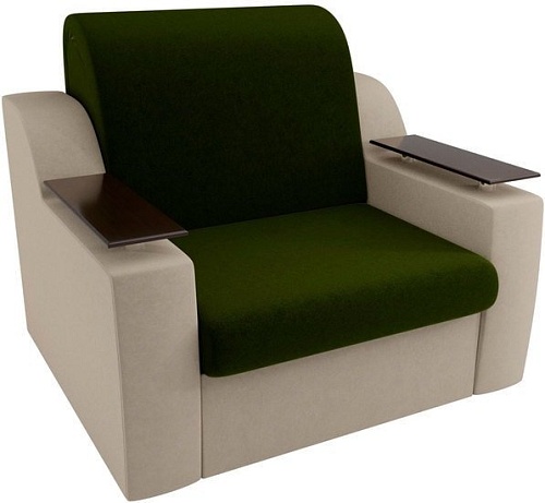 Кресло Лига диванов Сенатор 100692 80 см (зеленый/бежевый)