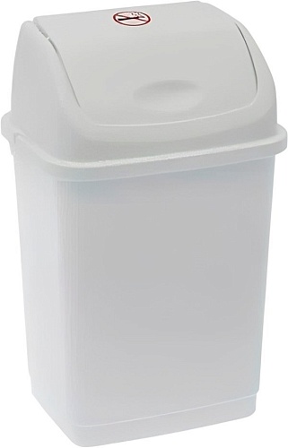 Мусорное ведро Русспласт Камелия РП-1013-Б (белый)