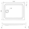 Душевой поддон Triton ПД25 100x80