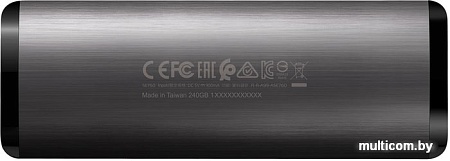 Внешний накопитель A-Data SE760 512GB ASE760-512GU32G2-CTI (титан)