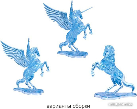 3Д-пазл Crystal Puzzle Единорог 90362