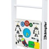 Детский спортивный комплекс Kampfer Baby Step Busyboard (жемчужный/бизиборд белый)