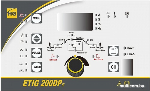 Сварочный инвертор HUGONG ETIG 200DP III