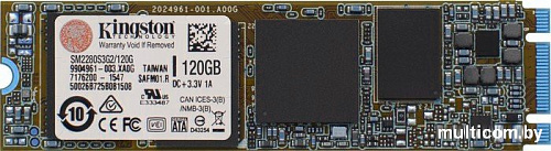 SSD Kingston SSDNow M.2 Sata G2 120GB [SM2280S3G2/120G]