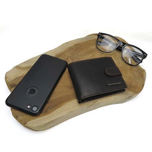 Кошелек Bellugio AM-24R-035 (черный/красный)