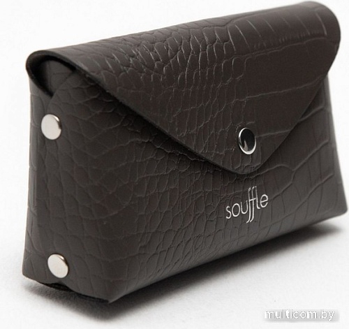 Косметичка Souffle 258 2585011 (серый теплый кайман эластичный)