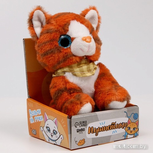 Классическая игрушка Milo Toys Котик 10084026 (рыжий)
