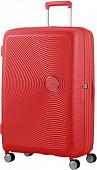 Чемодан-спиннер American Tourister SoundBox Coral Red 77 см