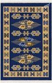 Ковер для жилой комнаты Shahintex Etno Icarpet 120x180 001 455412 (сапфир)