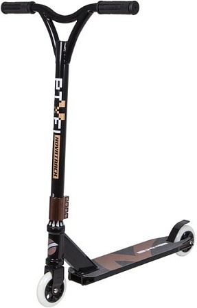 Самокат Novatrack Pixel 100A.PIXEL.BBR7 (черный/коричневый)