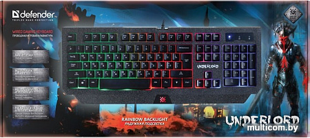 Клавиатура Defender Underlord GK-340L