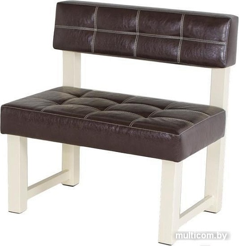 Банкетка AMC Банкетка Lux 1 слоновая кость/венге