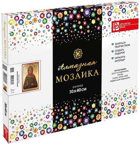 Алмазная мозаика Феникс+ Матрона Московская 65580