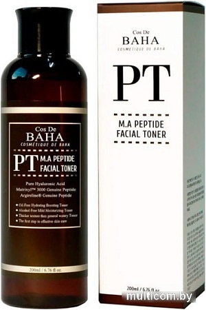 Cos de Baha Тонер для лица Peptide Toner 200 мл