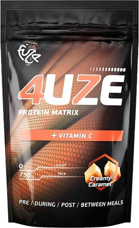 Протеин Pureprotein Fuze 4uze + Vitamin C (750г, сливочная карамель)