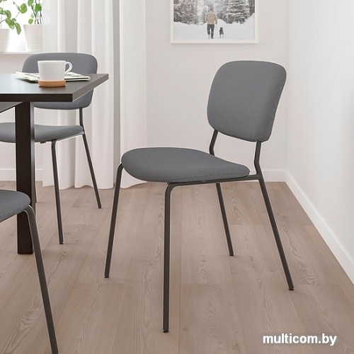 Стул Ikea Карл-Ян 403.578.18 (темно-серый/кабуса темно-серый)