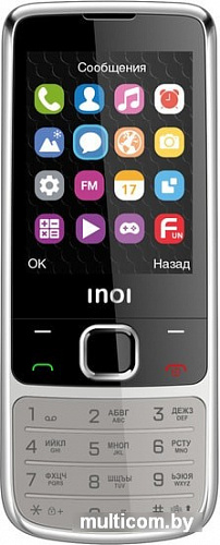 Мобильный телефон Inoi 243 (серебристый)