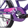 Детский велосипед Novatrack Vector 20 (фиолетовый/розовый, 2019)