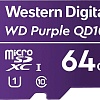 Карта памяти WD Purple SC QD101 microSDXC WDD064G1P0C 64GB
