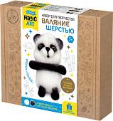 Набор для создания поделок/игрушек Десятое королевство Валяние шерстью, брелок Панда 04705