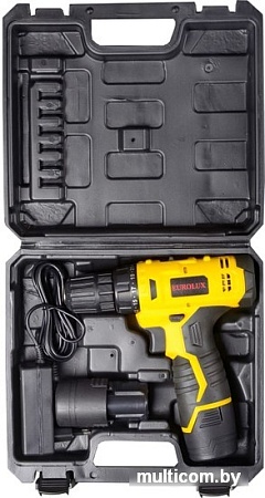 Дрель-шуруповерт Eurolux ДА-12/2Li 72/14/38 (с 2-мя АКБ, кейс)