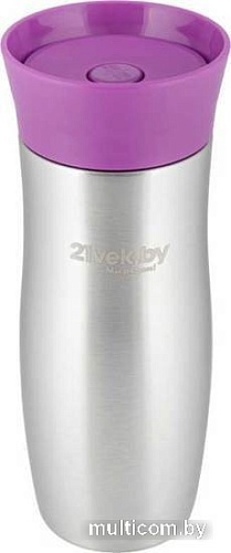 Термокружка 21vek SVM-7012 360мл (серебристый/фиолетовый)