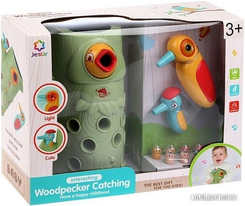 Интерактивная игрушка Наша Игрушка Птички и червячки 200632952