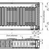 Стальной панельный радиатор Лидея ЛУ 22-530 500x3000