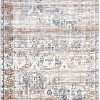 Ковер для жилой комнаты Radjab Carpet Бьянка Прямоугольник D008A 10633RK-B (4x5, Cream Shirink/Blue Fdy)