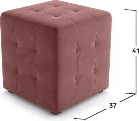 Пуфик Mio Tesoro 135 (коралловый Ultra Coral)