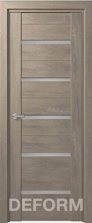 Межкомнатная дверь Юркас Deform D11 ДО 70x200 (дуб шале седой/мателюкс)