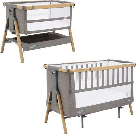 Кроватка-трансформер Tutti Bambini CoZee XL 60x120 (oak/charcoal)