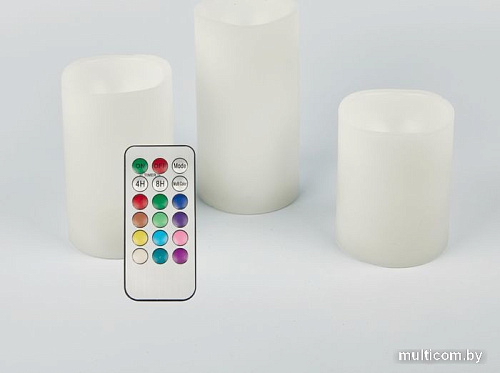 Новогодняя свеча Uniel ULD-F052 RGB RC CANDLE SET3 UL-00007259