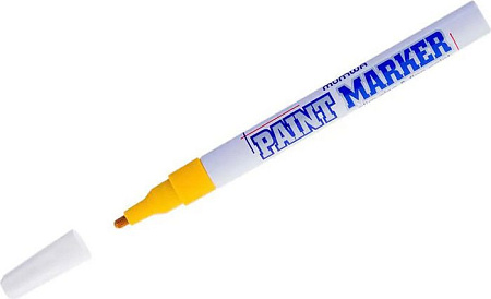 Маркер MunHwa Slim Paint Marker SPM-08 (желтый)