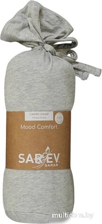 Постельное белье Sarev Евро 160x200+30см на резинке P979 MEDULAS v3/A.Gri