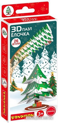 3Д-пазл Bondibon Елочка ВВ5641