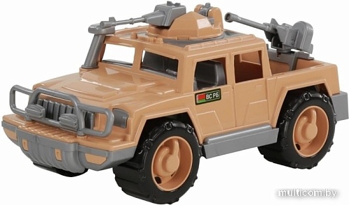 Игрушечный транспорт Полесье Джип Защитник-Сафари (2 пулемета) BY 63403