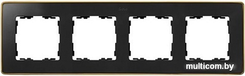 Рамка Simon 82 Detail 8201640-242 (графит/золото)